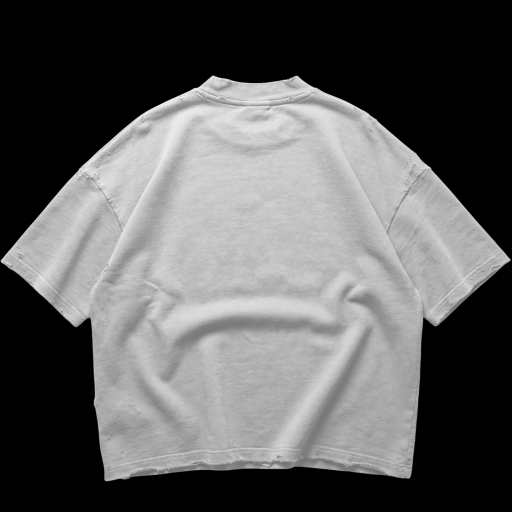 WHITE OVERSIZED TEE