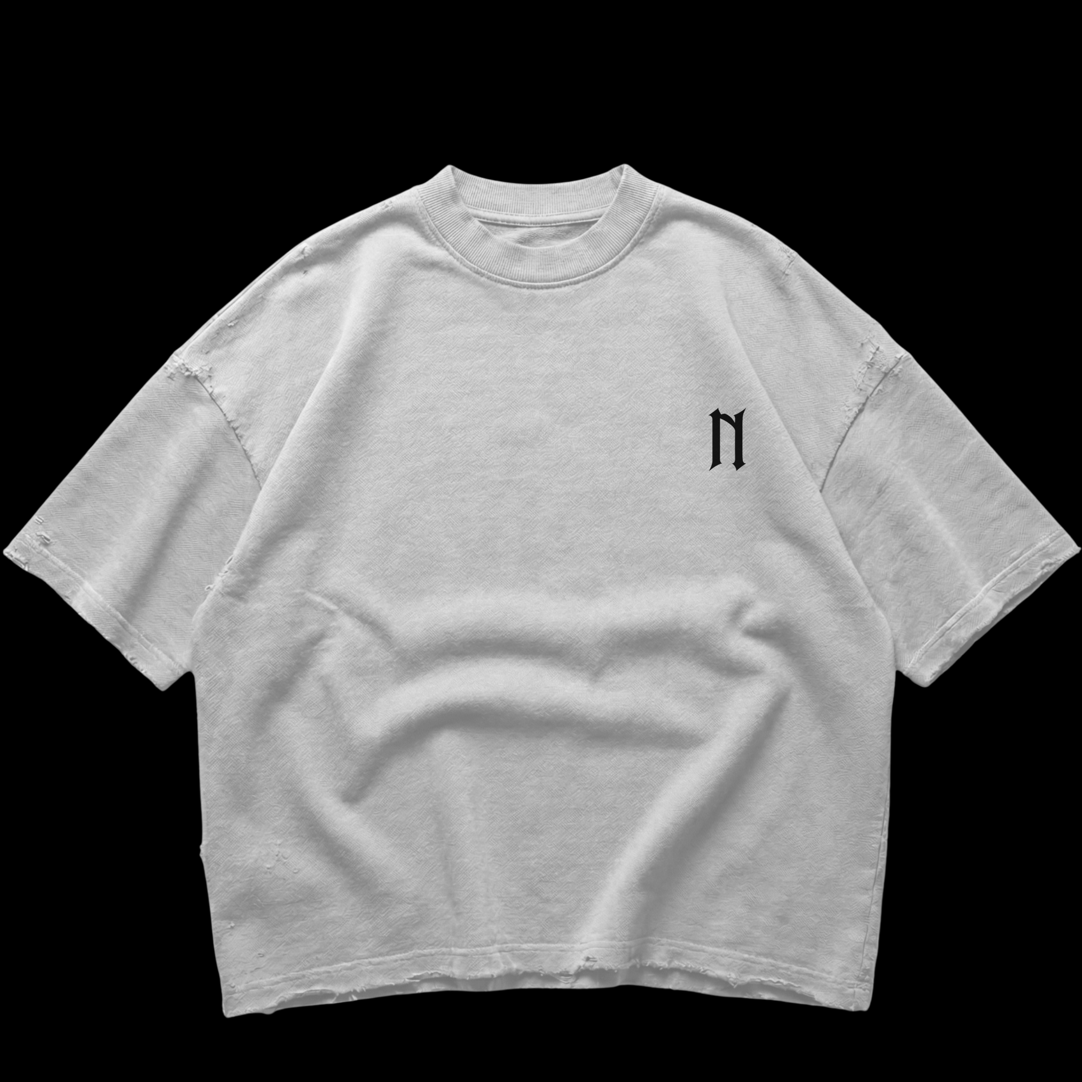 WHITE OVERSIZED TEE