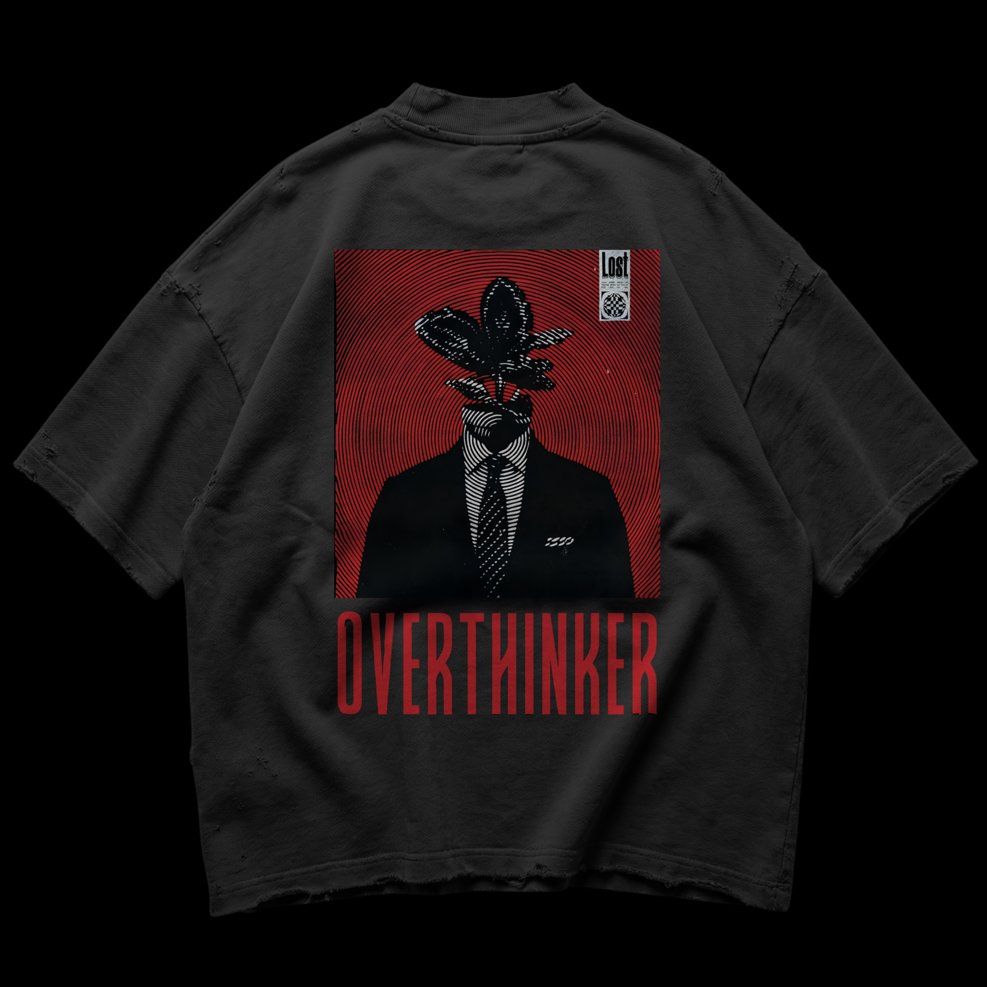 OVERTHINKER - OVERSIZED TEE