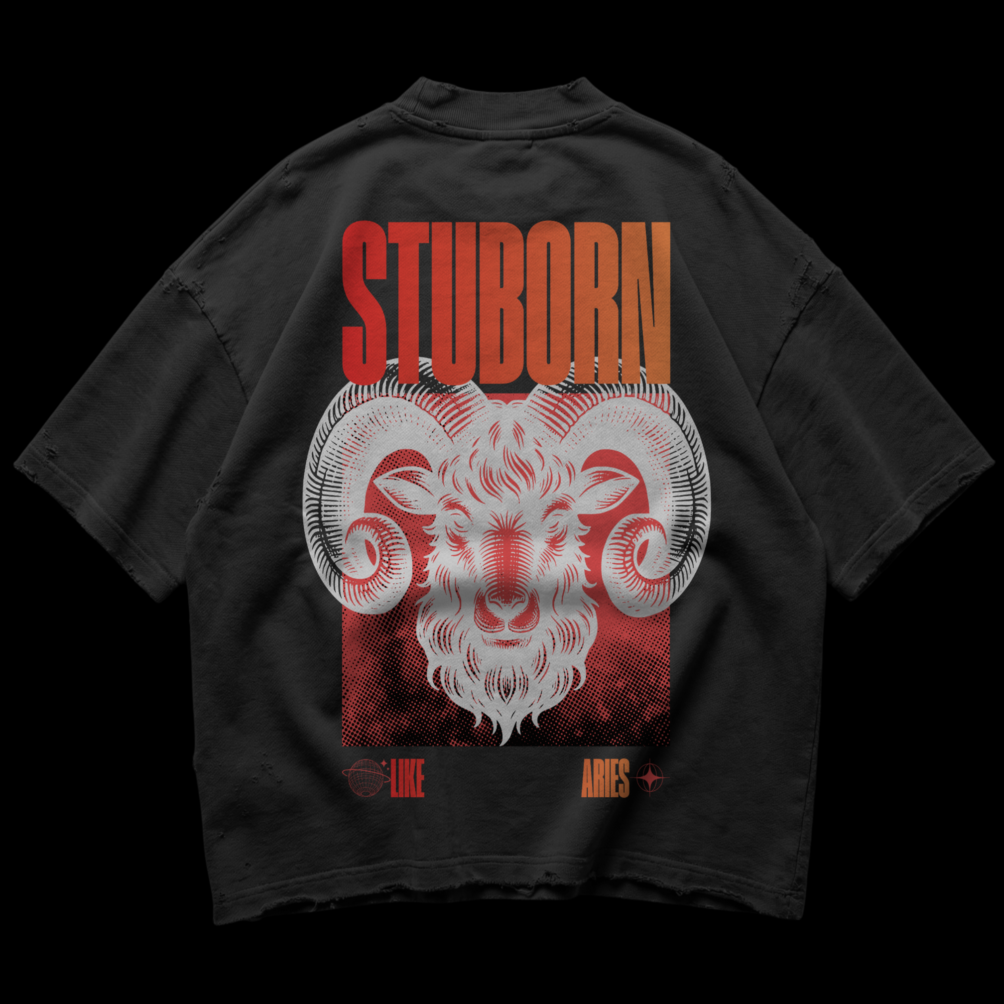 STUBORN GOAT - OVERSIZED TEE