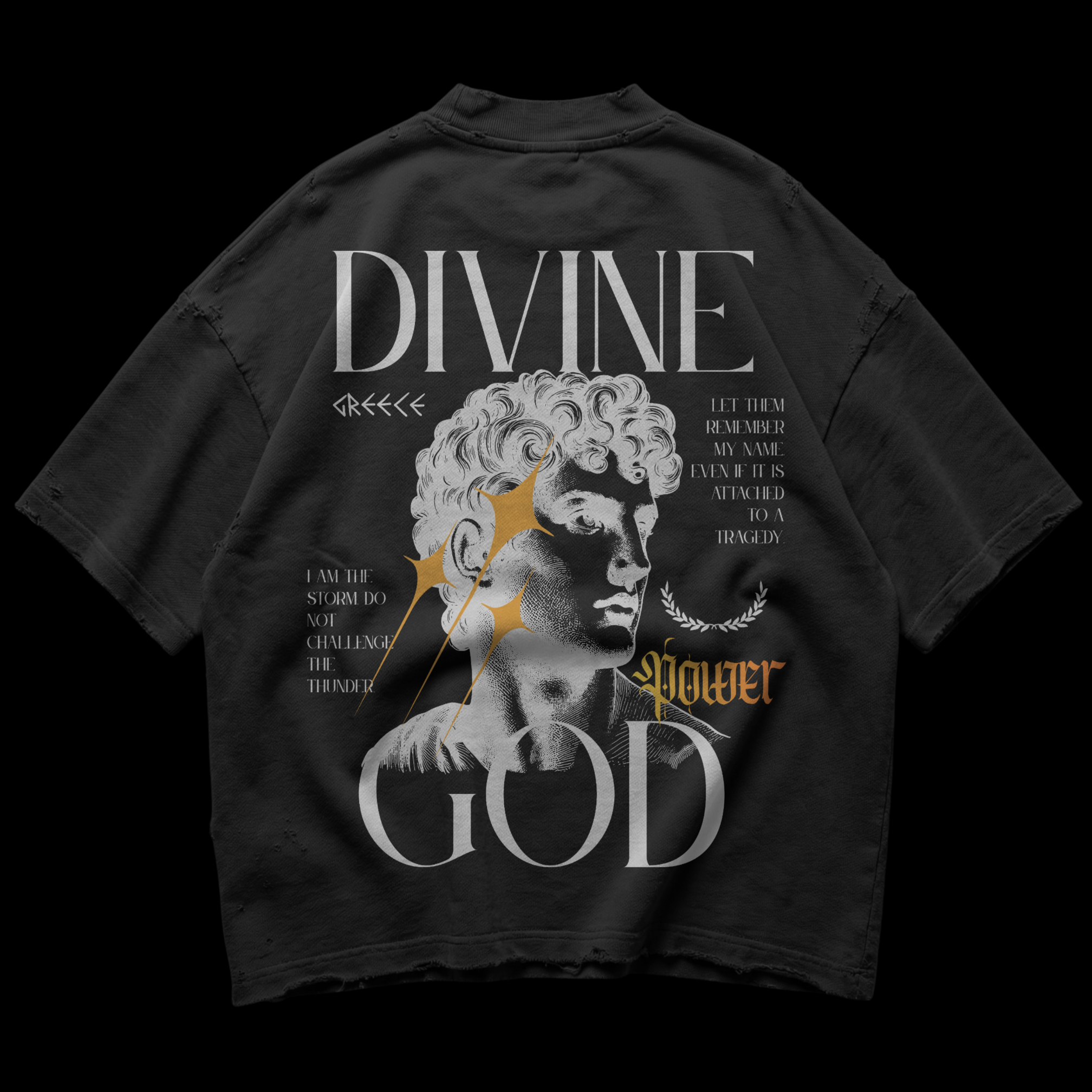 DIVINE GOD - OVERSIZED TEE